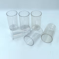 Plastic Glasses Set – Unbreakable Transparent 350ml (Set of 6) | Ganesh