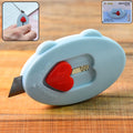 Mini Utility Cutter – Compact Knife with Heart-Shaped Safety Lock