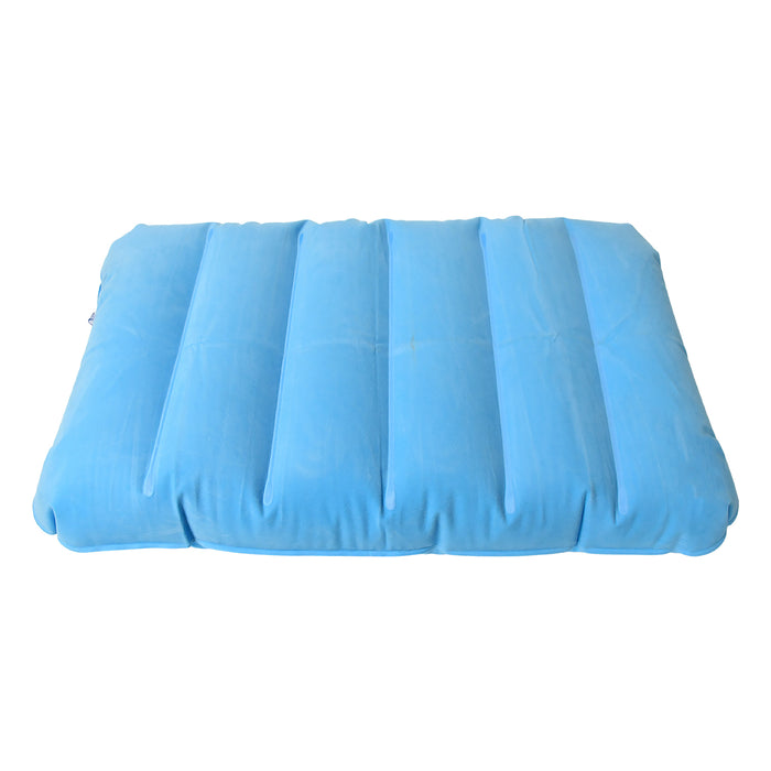 8525 Inflatable Camping Pillows, Travelling Air Pillow Soft Comfortable Air Inflatable Travel Pillow  (48×30 Cm / 1 pc)