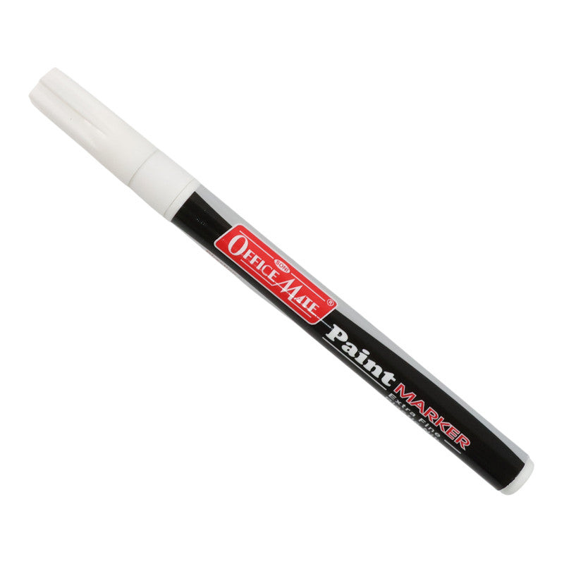 White Paint Marker Pen – Extra Fine Tip for Permanent Marking on All Surfaces