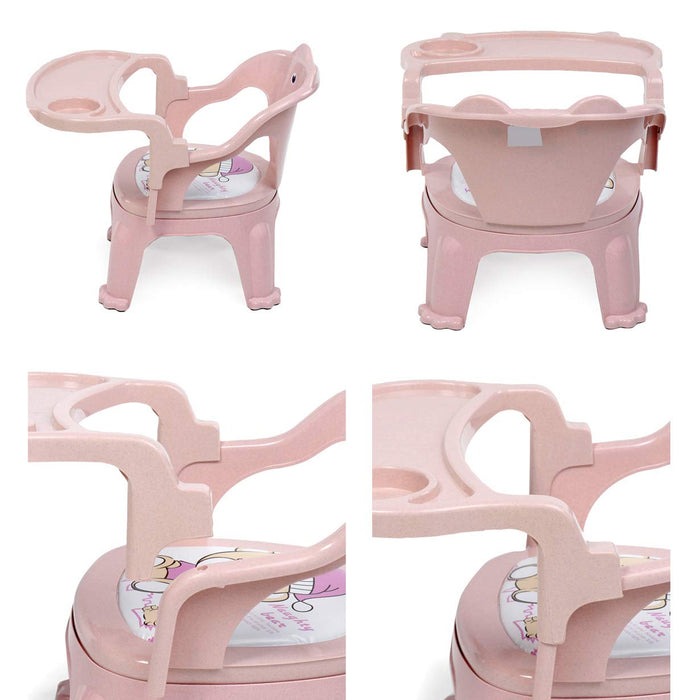 Baby Chair, with Tray Strong and Durable Plastic Chair for Kids/Plastic School Study Chair/Feeding Chair for Kids, Portable High Chair for Kids