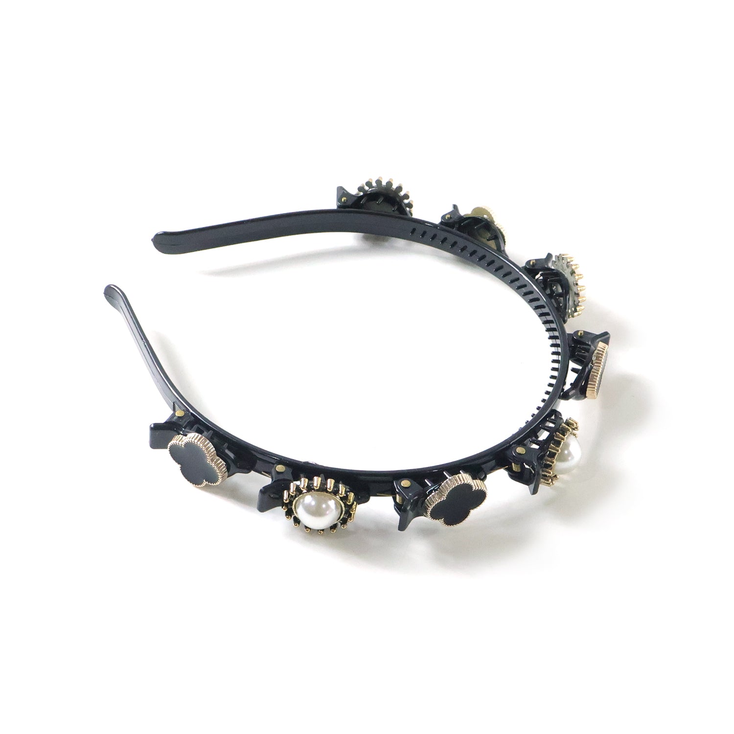 fashionable hairband gold finish