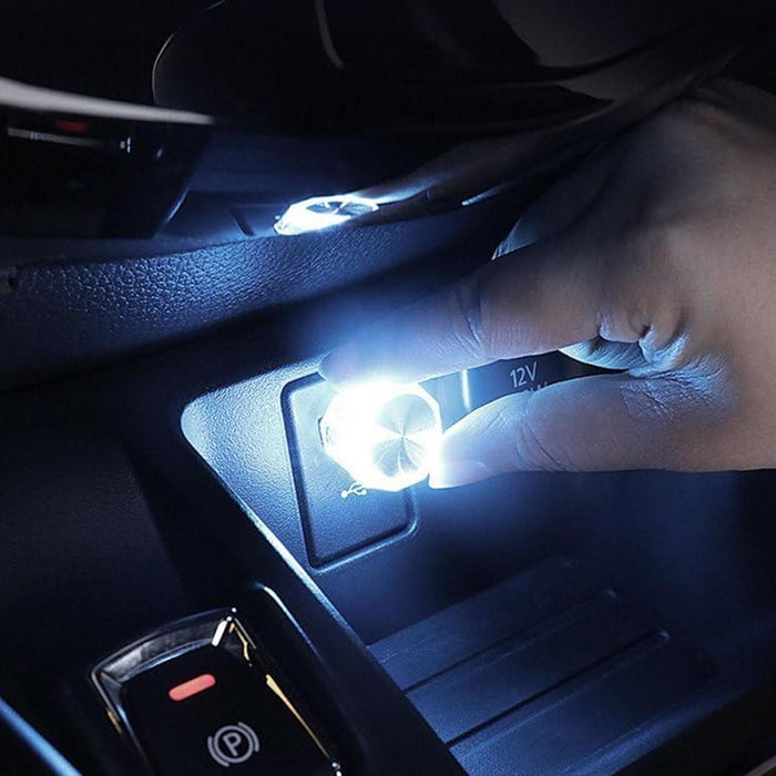URPIZY Auto-LED-Atmosphäre-Lichter, Mini-USB-Neon-Atmosphäre, Ambiente-Lampe  für Autos, Steckleuchten, Mini-Innenbeleuchtung, tragbare LED-Lichter für  Auto : : Auto & Motorrad