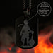 Gada Micro-carved Tag Stainless Steel Hanuman Necklace