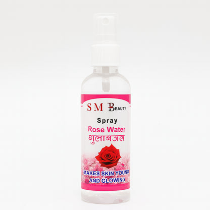 Rose Water Face Spray 100 ML Mist Bottle for Daily Face Care (1 Pc)