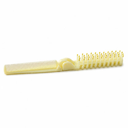 Folding design of portable hair styling comb & brush