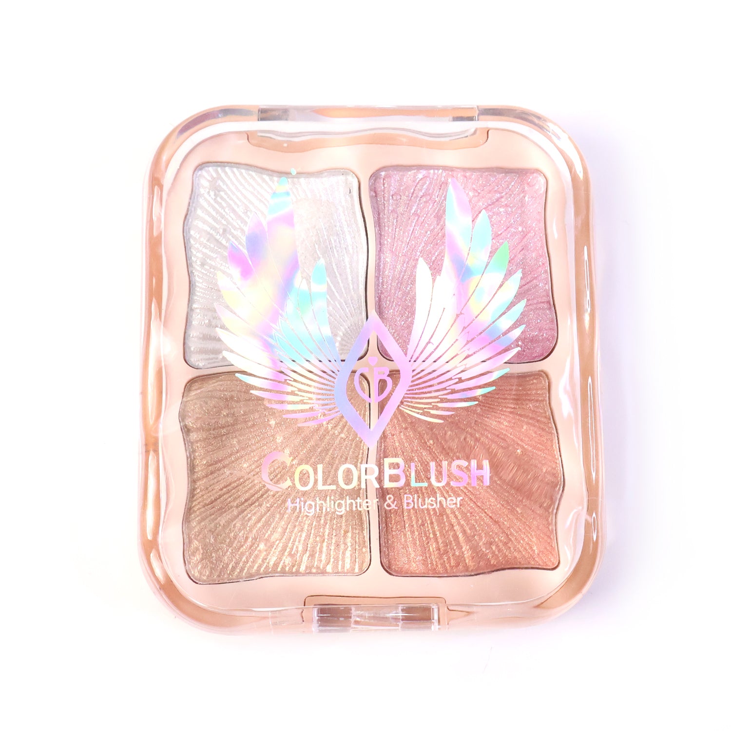 4-in-1 Shimmer Highlighter & Illuminator Palette (12 GM / 1 Pc)