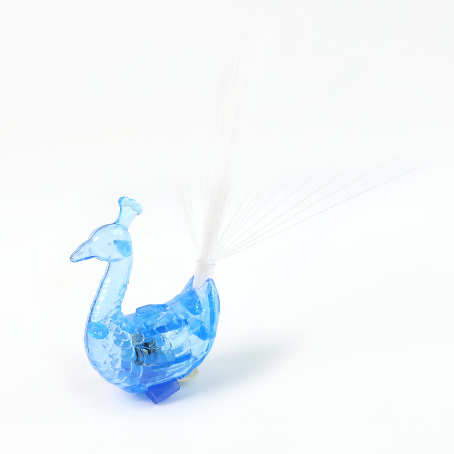LED Fiber-Optic Peacock Decorative Night Light (1 Pc)