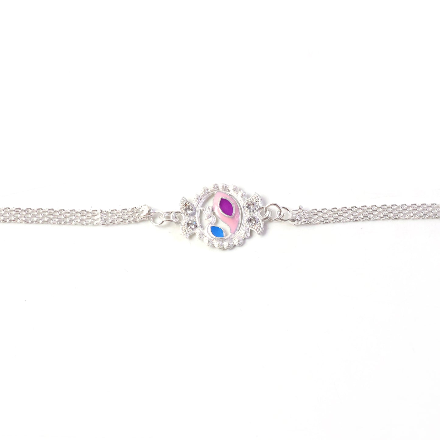 Stylish Peacock Design Rakhi Bracelet for Raksha Bandhan (1 Pc)