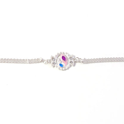 Stylish Peacock Design Rakhi Bracelet for Raksha Bandhan (1 Pc)