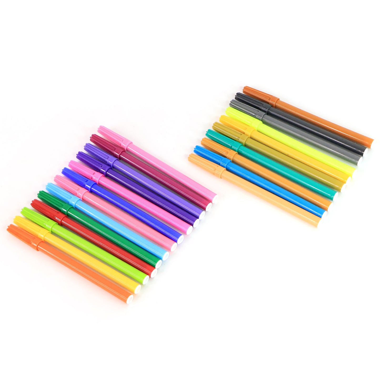 Camel Sketch Pens color with stantil alphabet – 24 Shades