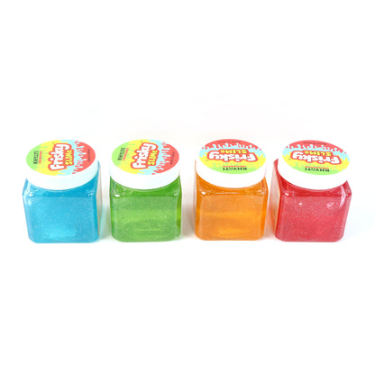 Khyati Frisky Slime Glitter Edition – Stretchable Sparkling Slime Toy in Jar Pack (1Pc/Mix Colour)
