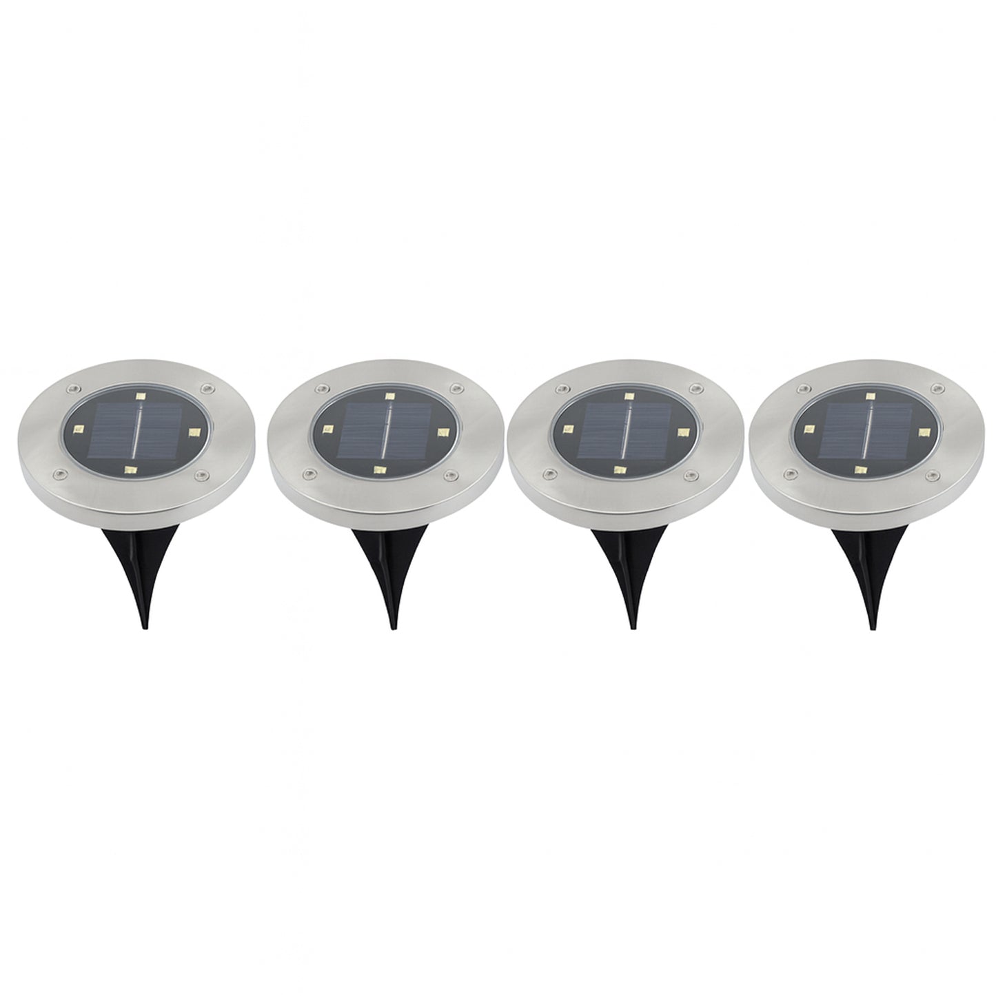 Solar Powered LED Garden Lights (4 Pc)