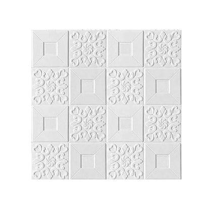 Wallpaper 3D Foam Wallpaper Sticker Panels (70 x 70 Cm / 1 Pc)
