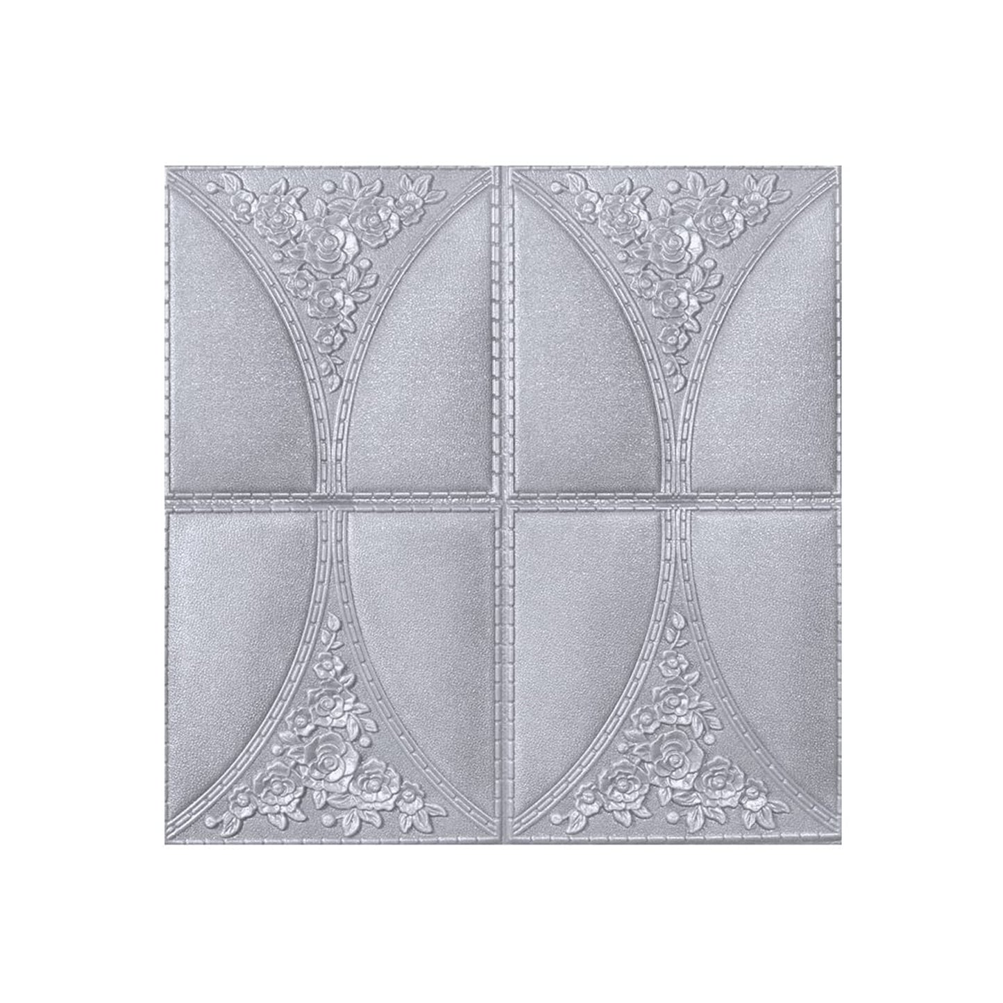 Wallpaper 3D Foam Wallpaper Sticker Panels (60 x 60 Cm / 1 Pc)