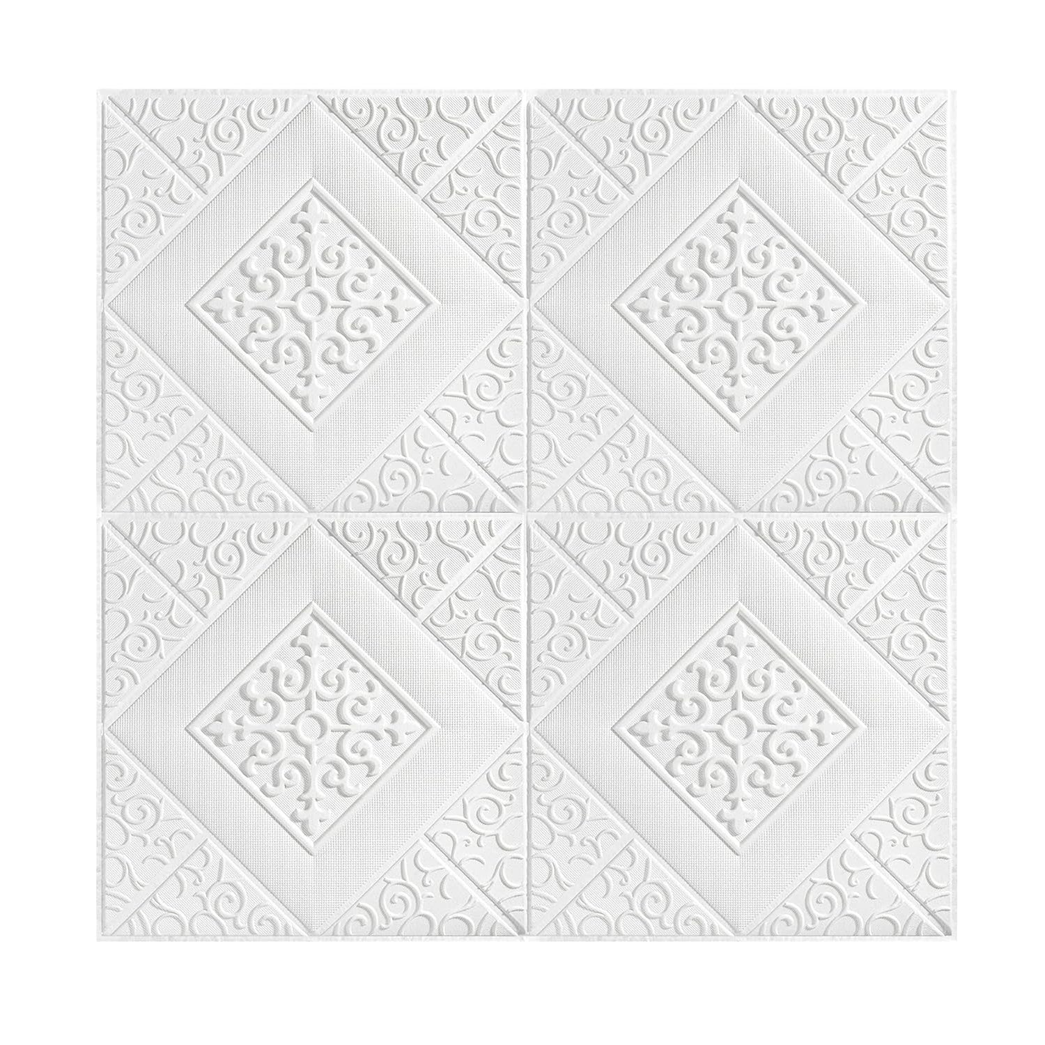 Wallpaper 3D Foam Wallpaper Sticker Panels (70 x 70 Cm / 1 Pc)