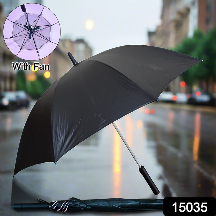 Umbrella with Inside Fan