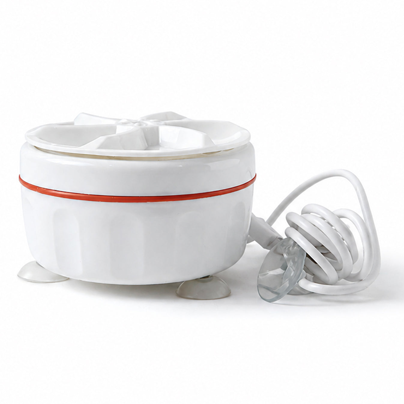 Portable Mini Electric Washing Machine, USB Powered Compact Laundry Washer with Drain Outlet, Small Washing Machine for Socks, Undergarments, Baby Clothes, Towels & Travel Use - Turbine Wash - Image 2