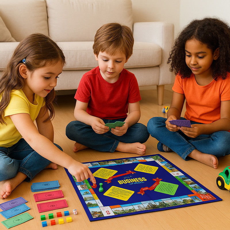 Business Board Game Classic Property Trading, Buying, Selling & Mortgage Strategy Game