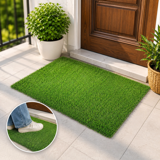 Artificial Grass Mat – Durable Balcony & Doormat Turf | Styleva