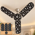 Washable Ceiling Fan Dust Cover Set for Home Blade Protection (4 in 1)