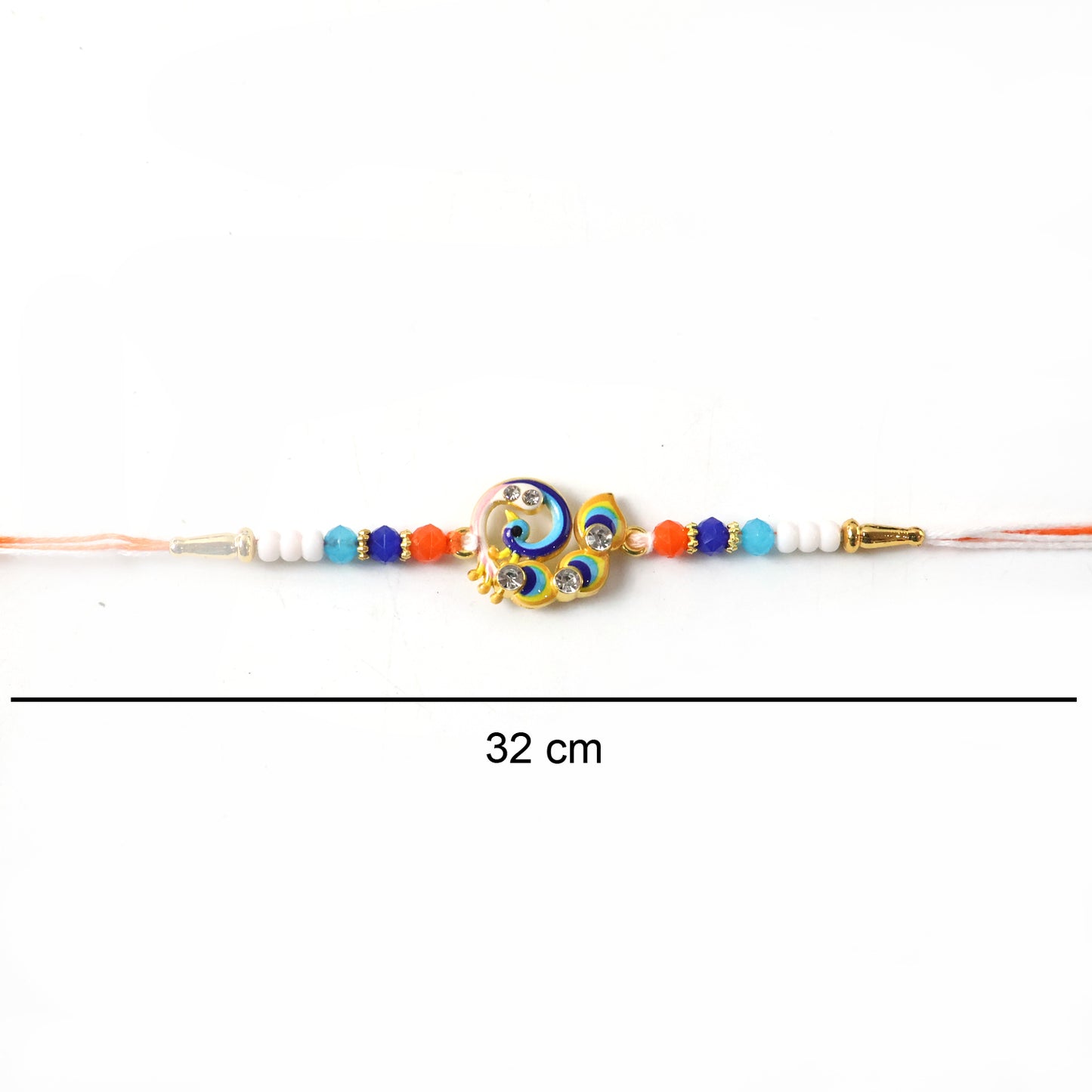 Festive accessory Rakhi with decorative beads