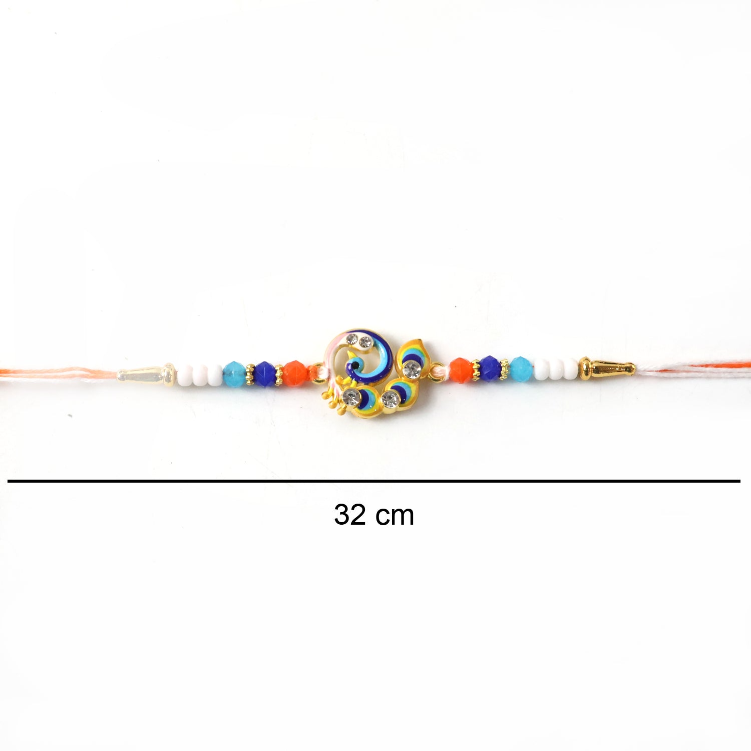 Festive accessory Rakhi with decorative beads