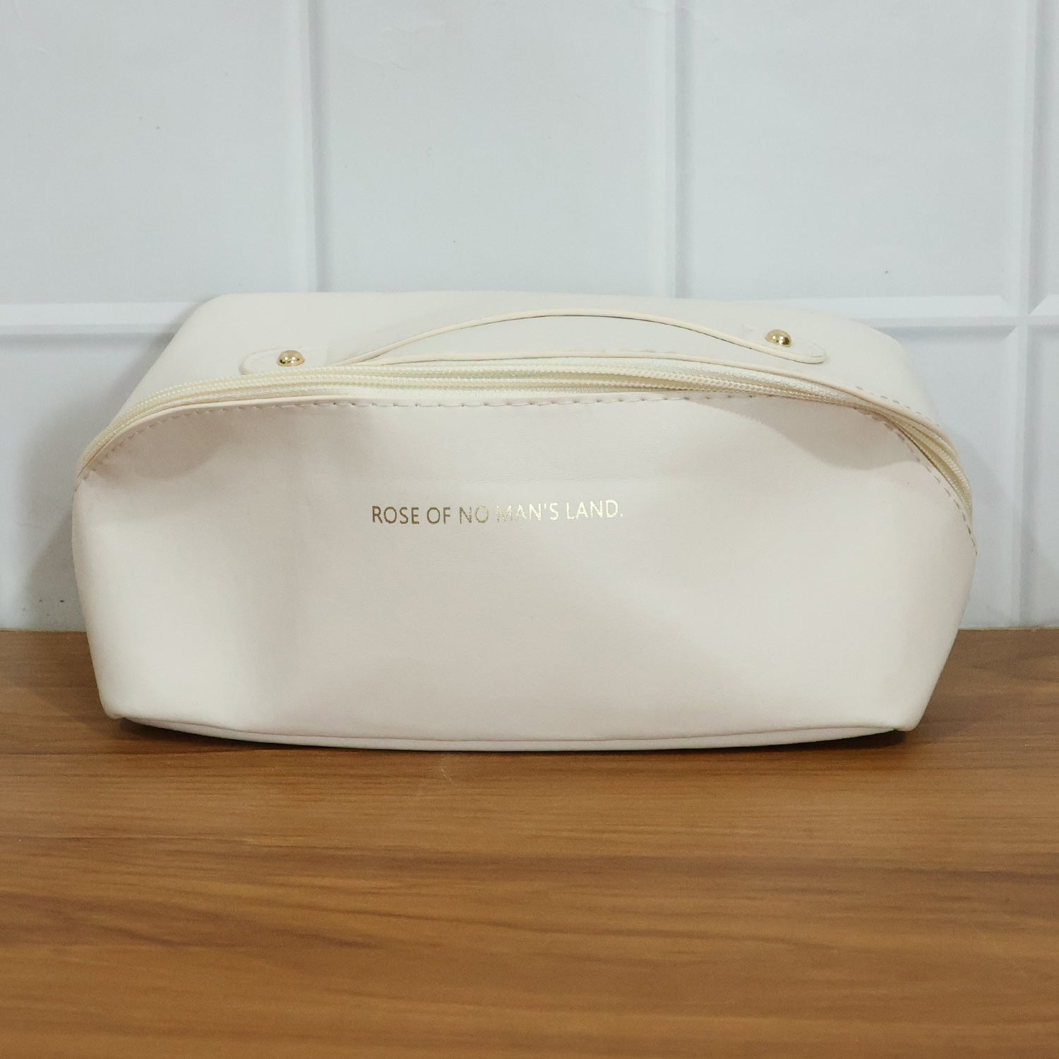 Travel Makeup & Toiletry Organizer Pouch with Zipper & Handle (1 Pc / Mix Color)