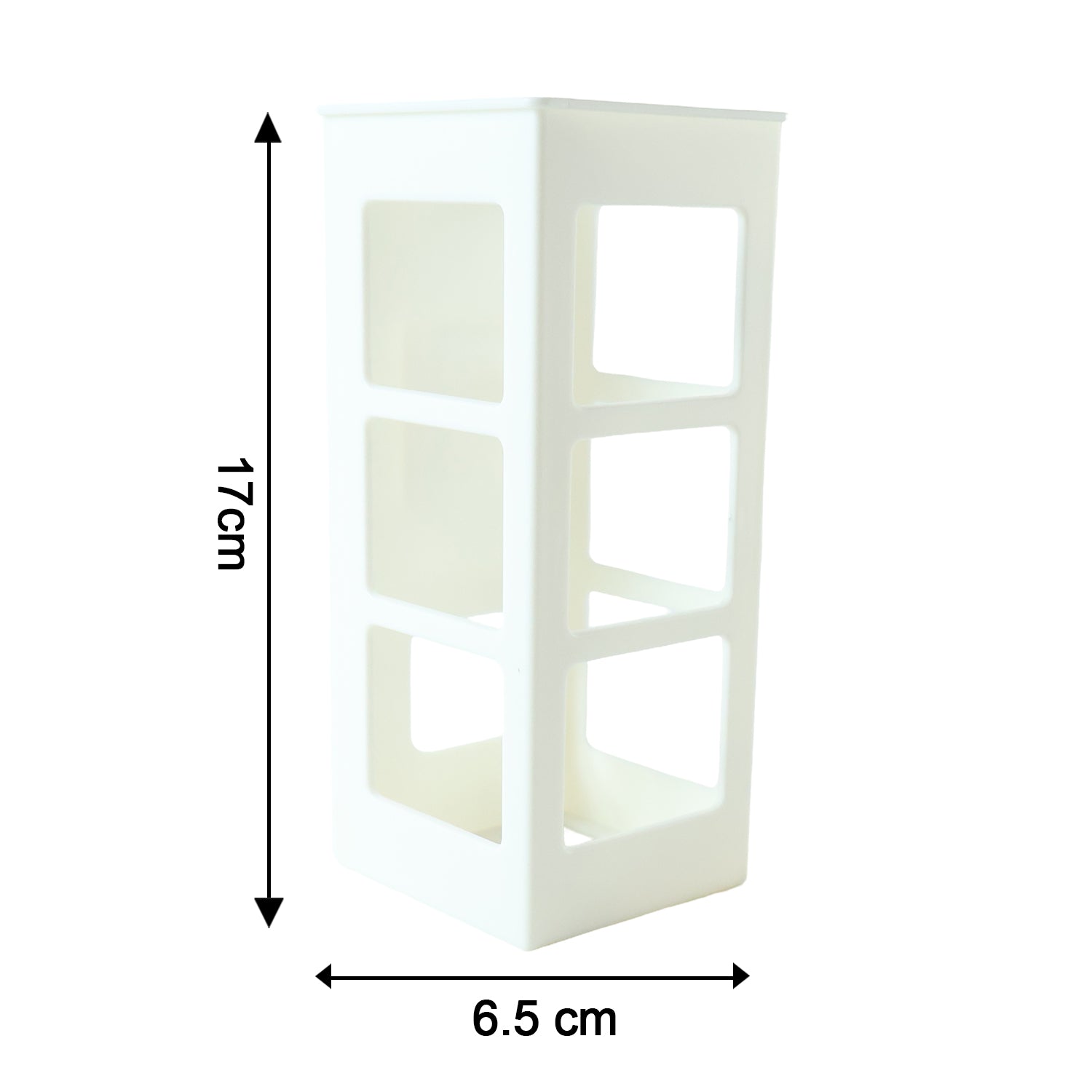 Plastic Wall Mounted Storage Rack Holder for Remote and Small Items (1 Pc)