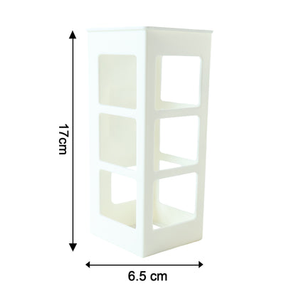 Plastic Wall Mounted Storage Rack Holder for Remote and Small Items (1 Pc)