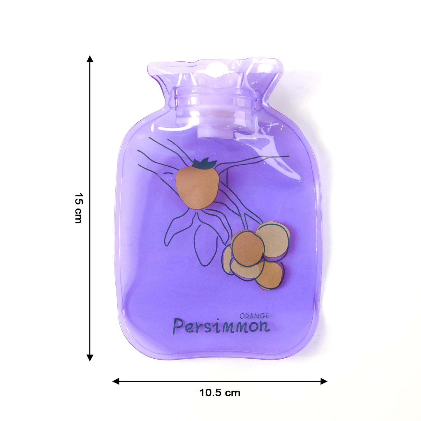 Mini hot and cold water bag in use for pain relief