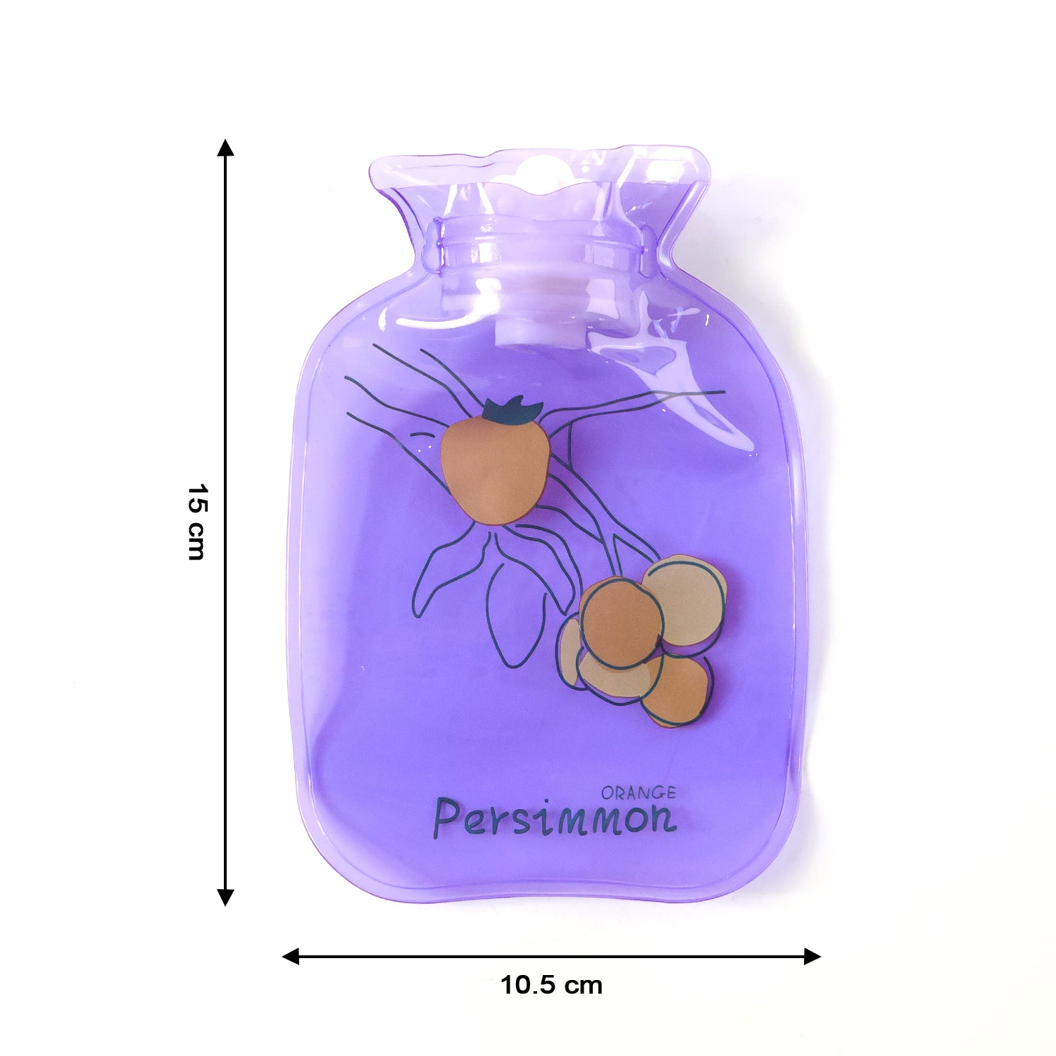 Mini hot and cold water bag in use for pain relief
