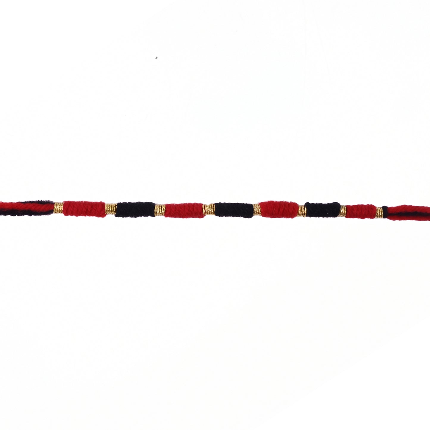 Cotton Thread Rakhi Red & Black