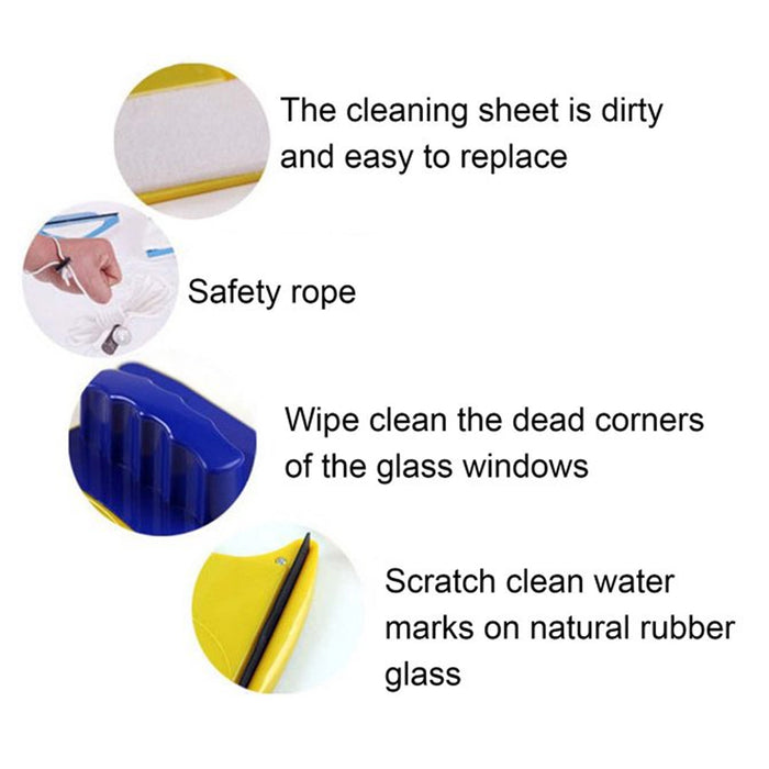 4756 Window Cleaner Double-Side Glazed Two Sided Glass Cleaner