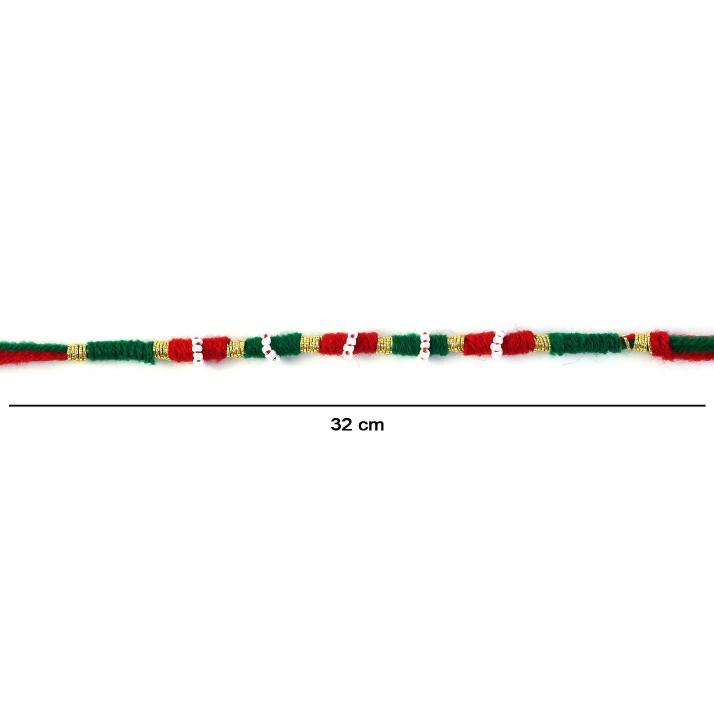 Handmade Designer Rakhi Beads Side View