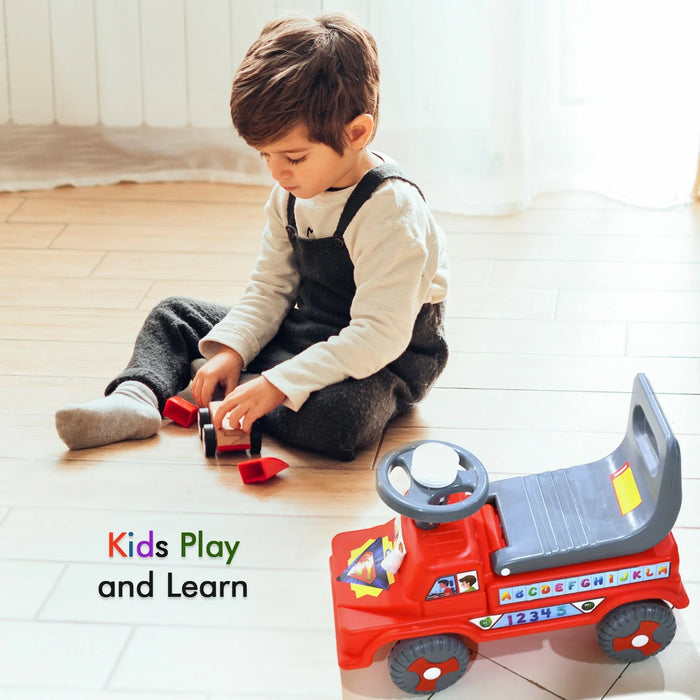 4323 Baby Ride on Push Car for Kids | Kids Baby Big Car Ride on Toy with Backrest Musical Horn For Children Kids Toy Ride-on, Truck, Etc Suitable for Kids Boys / Girls  | Ride on Baby Car for Kids to Drive Boys, Girls