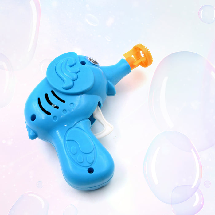 3065 Elephant Hand Pressing Bubble Liquid Bottle with Gun Toy for Kids, Children and Toddlers