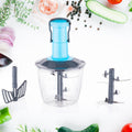 Manual Vegetable Chopper 6-Blade Stainless Steel – 950ML | XcelCraft