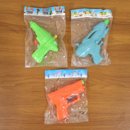 Mini Plastic Holi Pichkari Water Gun Toy for Kids (1 Pc, Mix Design)