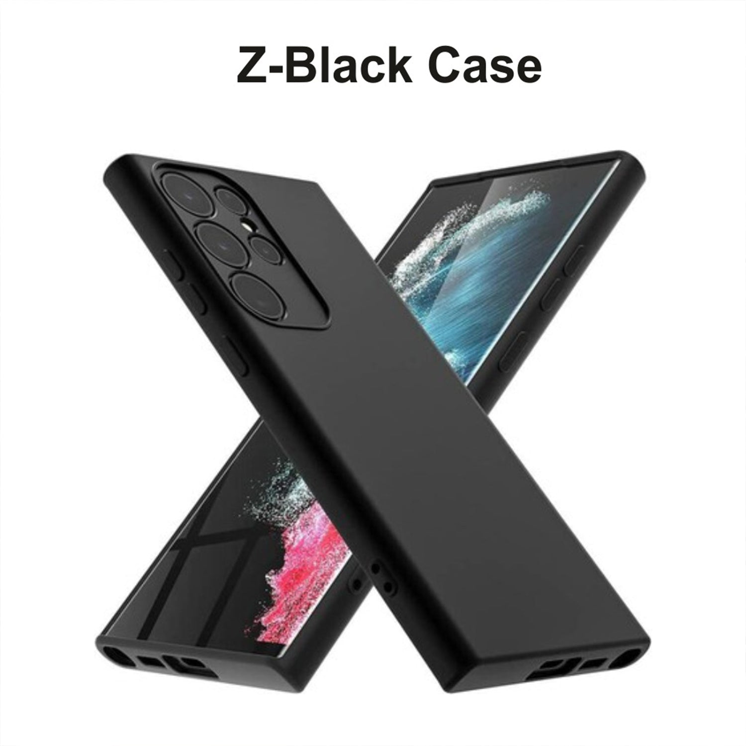 Z-Black Matte Case For Motorola