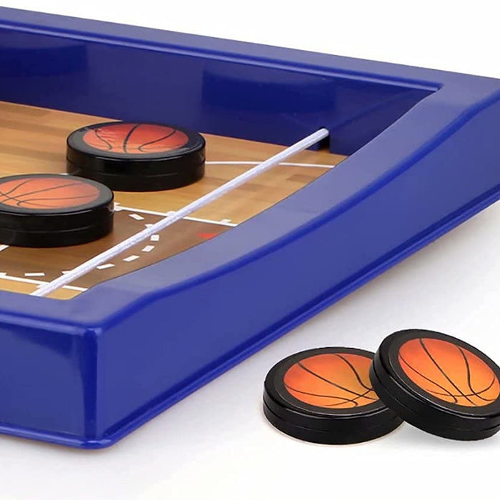 17632 Fast Sling Basketball Puck Game Paced Table Desktop Battle Ice Hockey Game for Adults and Kids Parent-Child Winner Board Games Interactive Toy, Desktop Table Game