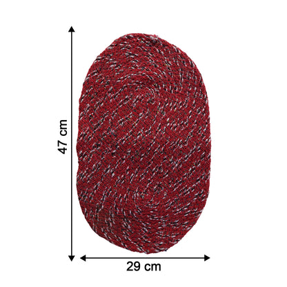 Red Floor Mat Close-up