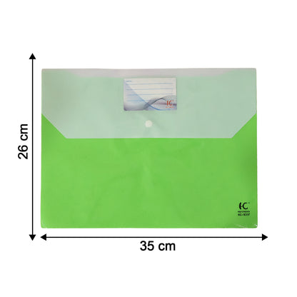 Slim A4 plastic folder with quick access and moisture protection