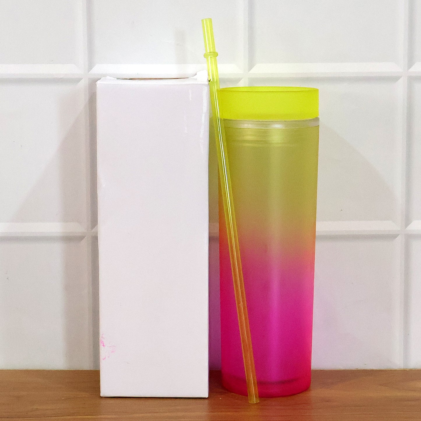 plastic straw cup