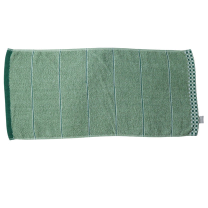 Soft cotton cloth bath towel displayed folded