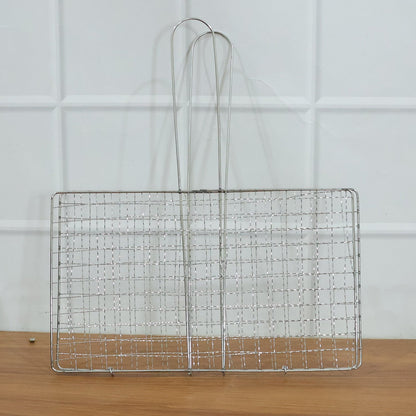 Heavy-duty grill basket perfect for camping and picnics