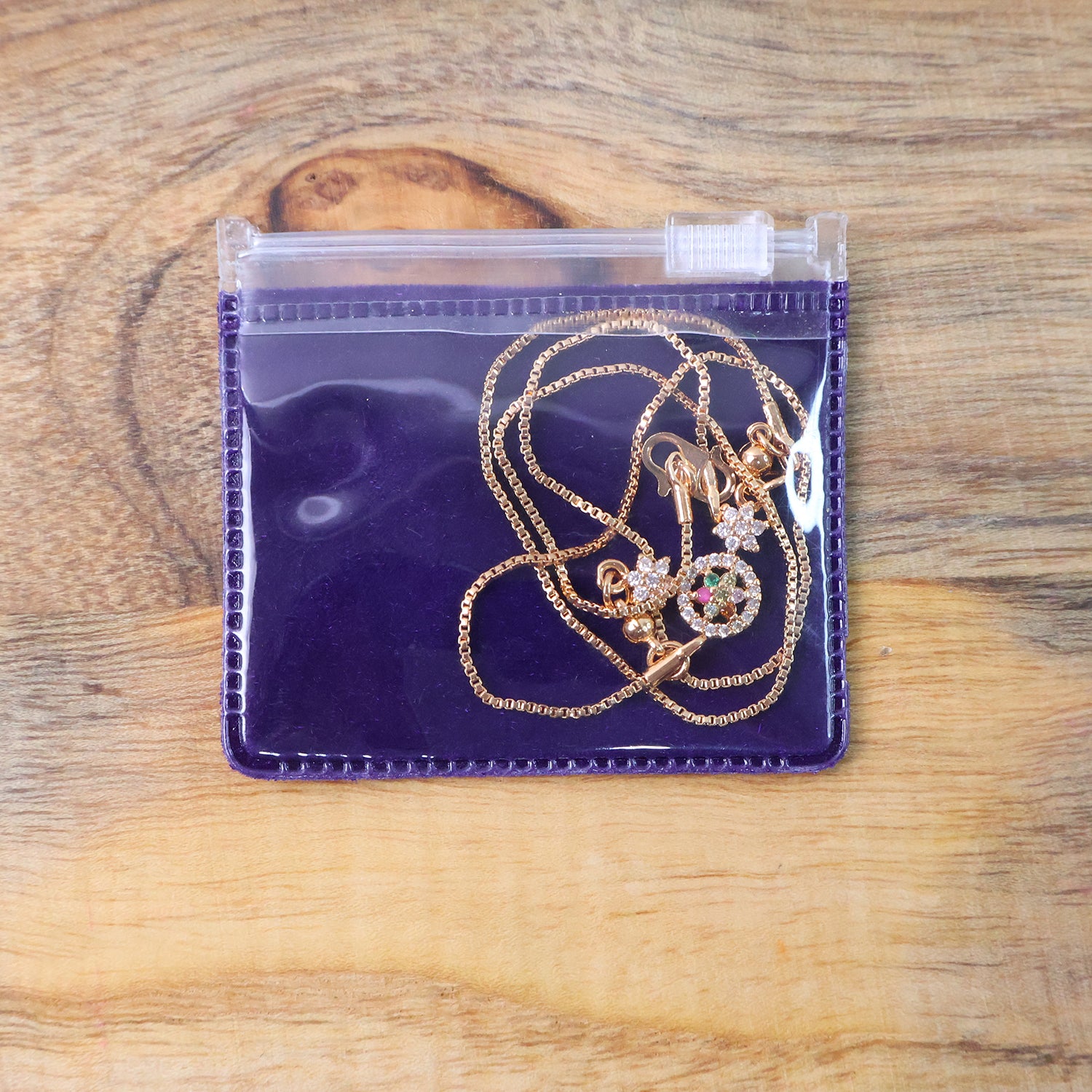 Elegant Gold-Plated Floral Pendant Necklace for Women