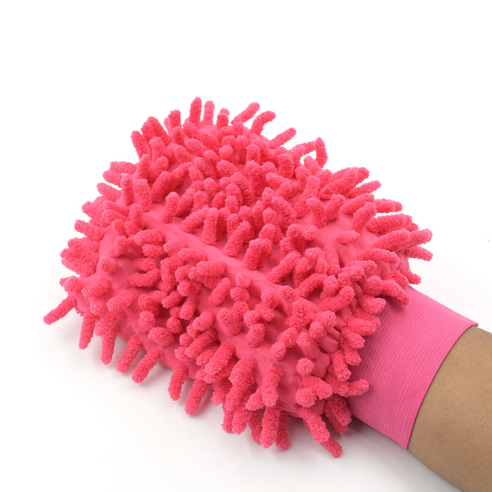 0711 double sided microfiber hand glove duster (Mix Color)