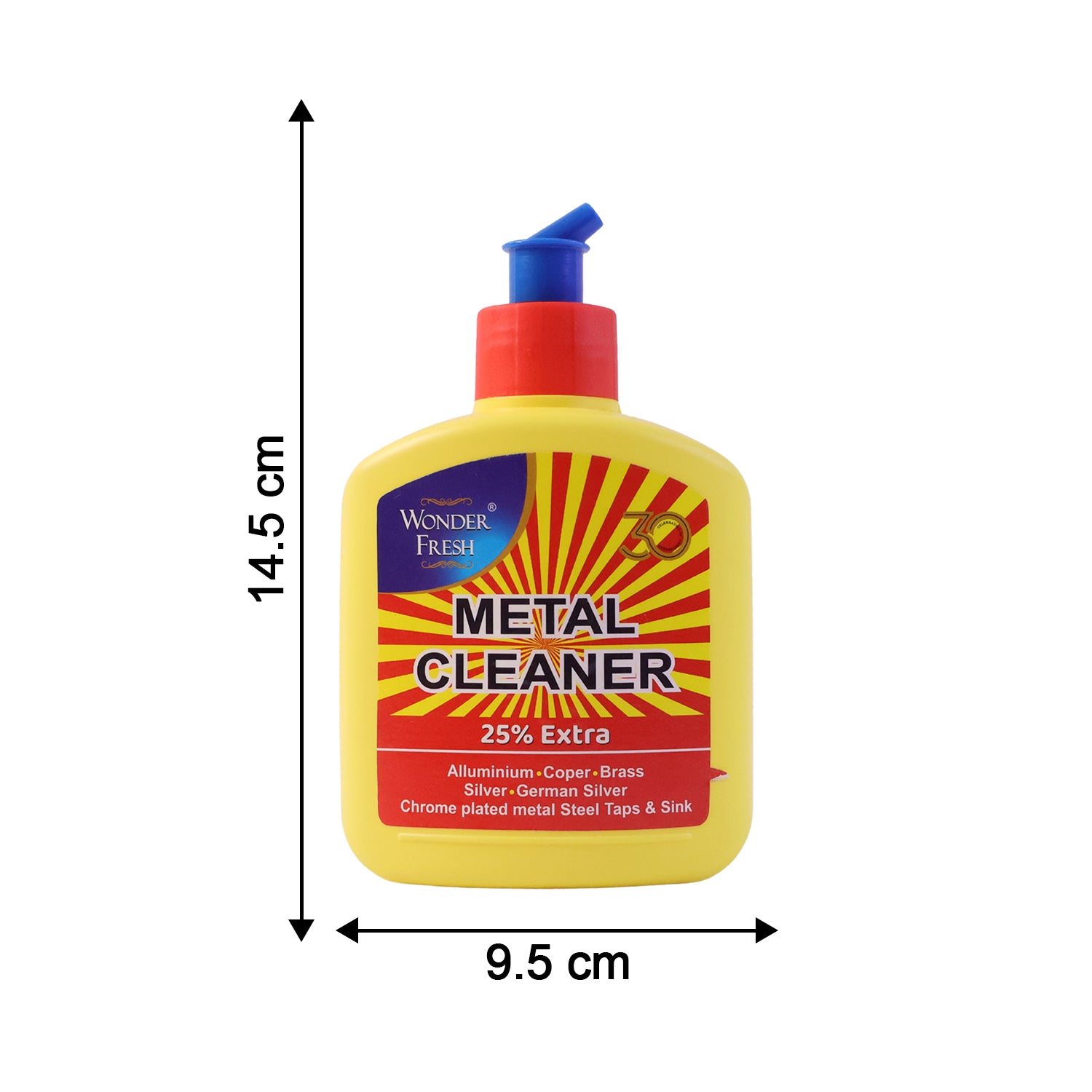 All Metal Cleaner product and cloth used for cleaning