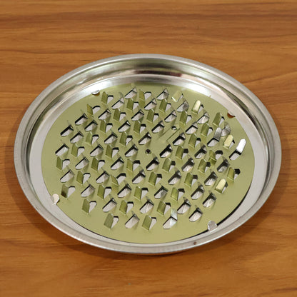 Round Metal Mosquito Coil Stand (1 Pc)